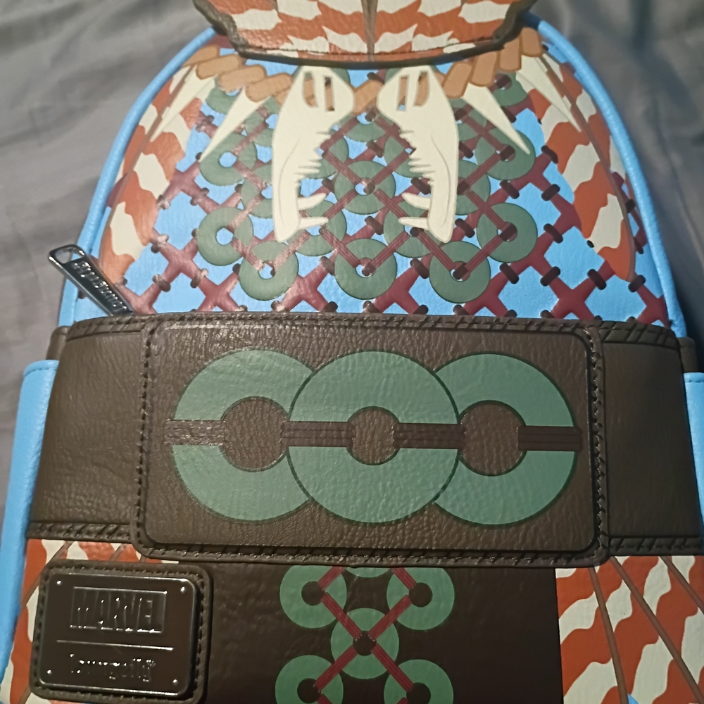 Loungefly Marvel Brown and Blue Backpack